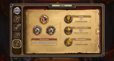 Conta Hearthstone - 2014 / 160+ lendárias e versos raros