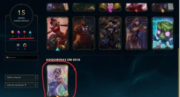 Conta LOL - Platina IV - LVL 66 - 49 Champs - 2 Skins Ult.