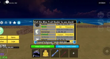 Vendo Conta de Blox fruits com Notificador de frutas