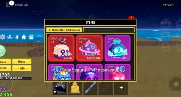 Vendo Conta de Blox fruits com Notificador de frutas