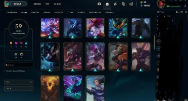Conta lol com skins vitoriosas