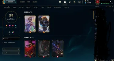 Conta lol com skins vitoriosas