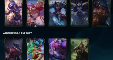 CONTA LOL PLATINA 50 CHAMPS 19 SKINS