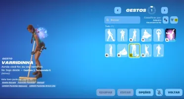 Conta fortnite com Lara croft e mais 8 skin