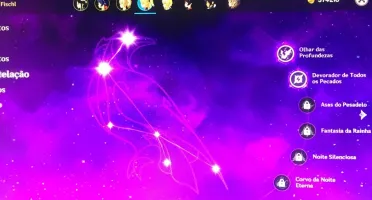 Conta com Venti 1 constelação / espada e lança 5 estrelas