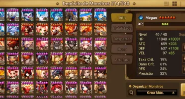 Conta Global 2 Nat 5 LD | 210 6*| 14k cristal | 61 devilmons