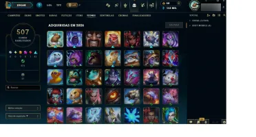 Conta League Of Legends Nível 1196 | Todos os Campeões Desde