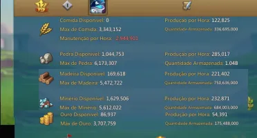 CONTA LORDS MOBILE +- 150M PODER COM T4 LIBERADA