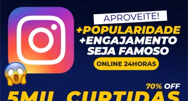 [Promoção] 5K Curtidas Instagram R$9,90 | Envio Rápido