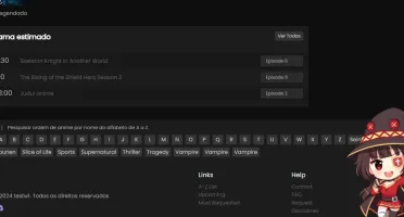 Template Blogger Site de Animes Promoção Imperdível