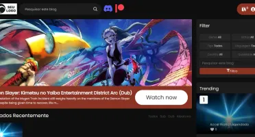 Template Blogger Site de Animes Promoção Imperdível
