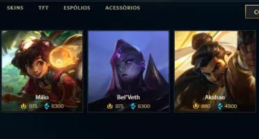 CONTA LOL PLATINA 1 MMR DIAMOND COM 317 SKINS