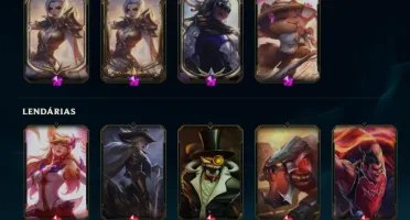 CONTA LOL PLATINA 1 MMR DIAMOND COM 317 SKINS