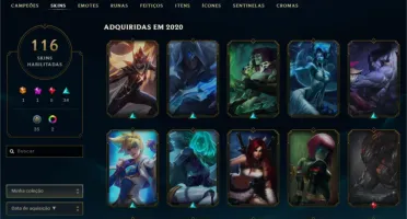 CONTA GOLD 116 SKINS | BETA VALORANT