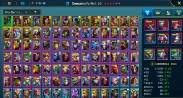 Raid Shadow Legends - 10280 diamantes - 18 Lendários