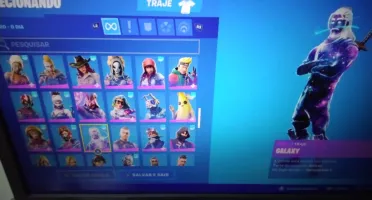 Conta Fortnite Ikonik, Galaxy, Glow, 145 skin SALVE O MUNDO
