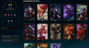 CONTA LOL PLATINA 3 - 92 CHAMPS - 42 SKINS - BARATA