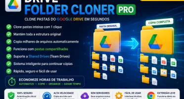 Google Drive Folder Cloner PRO - Copie Pastas Inteiras
