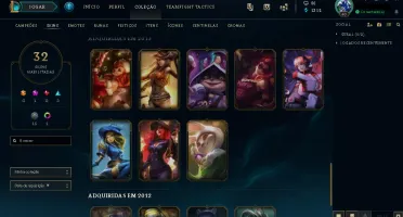 Conta Lol 101 Champs