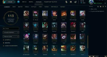 Conta Lol 101 Champs