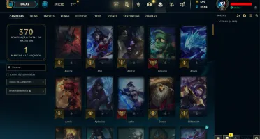 Conta LOL LVL 161 | 113 Campeões| 71 Skins |UNRANKED| 2015