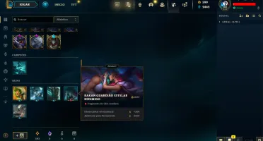 Conta LOL LVL 161 | 113 Campeões| 71 Skins |UNRANKED| 2015