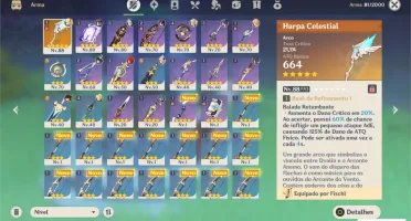 GENSHIN IMPACT - AR48 - DILUC C0, FISCHL C4, RANZOR C2, VEN