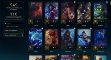 Conta Level 200 / 341 skins /ouro 4/ todos champs/20k ea
