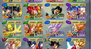 Conta de DBL Com os Personagens do 8 Aniversário e Mais