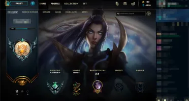 Conta Season 3 (Plat IV) com Aatrox e Orianna Vitoriosos