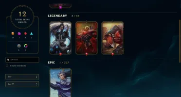 Conta Season 3 (Plat IV) com Aatrox e Orianna Vitoriosos
