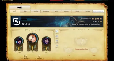 CONTA UNRANKED 57 CHAMPS, 20 SKINS, (JÁ FOI PRATA,GOLD)