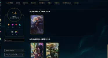 CONTA DE LEAGUE OF LEGENDS PLATINA 4 S9 COM MMR ALTO