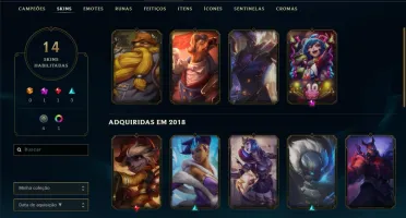 CONTA DE LEAGUE OF LEGENDS PLATINA 4 S9 COM MMR ALTO