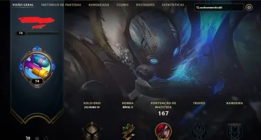 CONTA DE LEAGUE OF LEGENDS PLATINA 4 S9 COM MMR ALTO