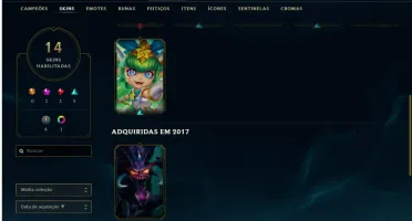 CONTA DE LEAGUE OF LEGENDS PLATINA 4 S9 COM MMR ALTO