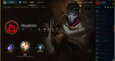 Conta de LOL (UNRANKED) 23 Champ 8 skins e 8000 mil de IP