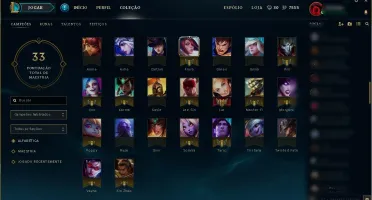 Conta de LOL (UNRANKED) 23 Champ 8 skins e 8000 mil de IP
