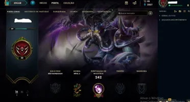 CONTA LEVEL 30 UNRANKED COM 51 CHAMPS TOP