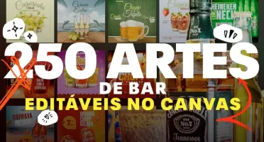 250 Templates De Bar Editáveis No Canva