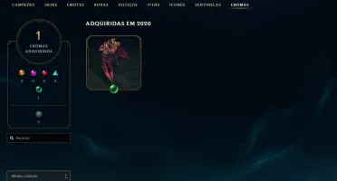 conta lol mestre