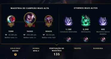 conta lol mestre