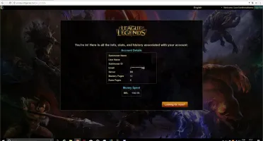 Conta De Lol 117 Skins, all Champ Dima 4