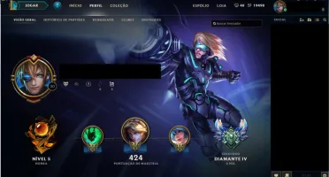 Conta De Lol 117 Skins, all Champ Dima 4