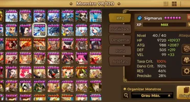 Conta Summoners war