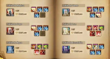 Summoners War: Sky Arena Conta 50 NAT e Muito Recursos