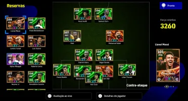 Vendo conta efootball . Não jogo mais conta top