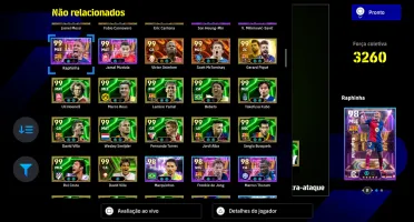 Vendo conta efootball . Não jogo mais conta top