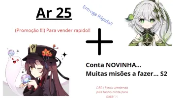 Ar 25- Nahida | Hutao (Promo!!) S2