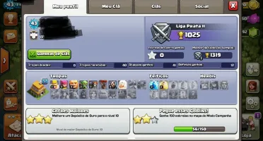 2 em 1 ( Conta Clash of Clans + Clash Royale) Contas top's